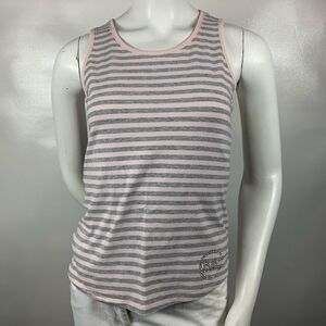 3For$20 Michael Kors sleeveless Pink and White Stripes top size s